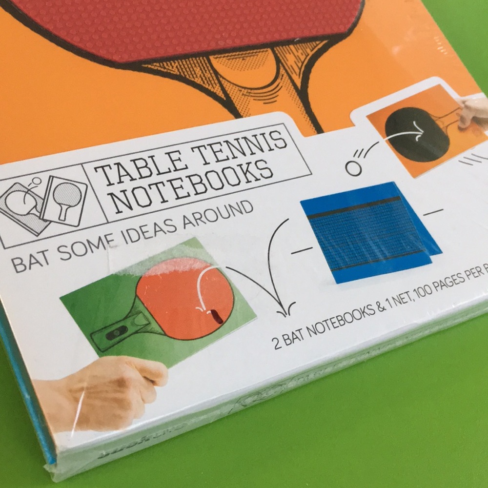 PING PONG office desk game NOTE PAD table tennis